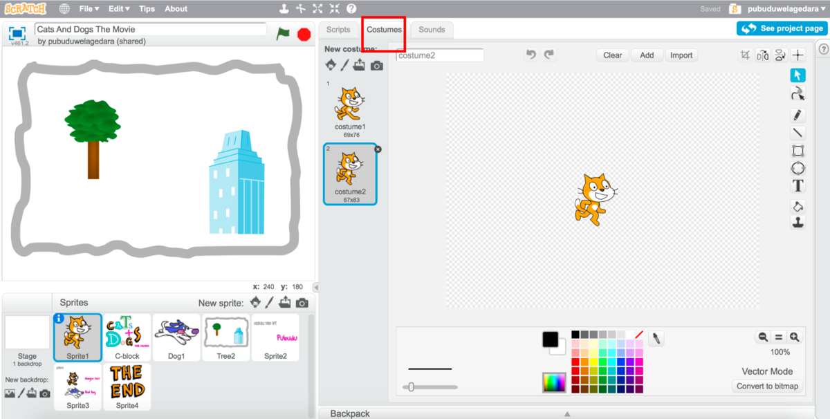 Scratch; A Visual Programming Language